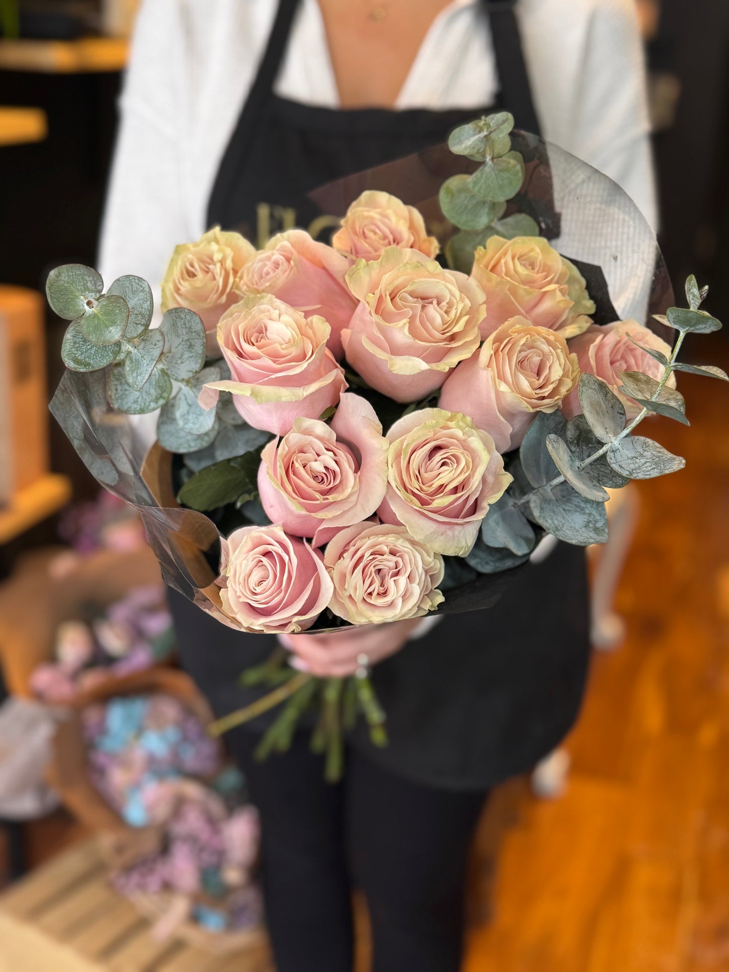 Baby Pink Valentine’s Day - Dozen roses