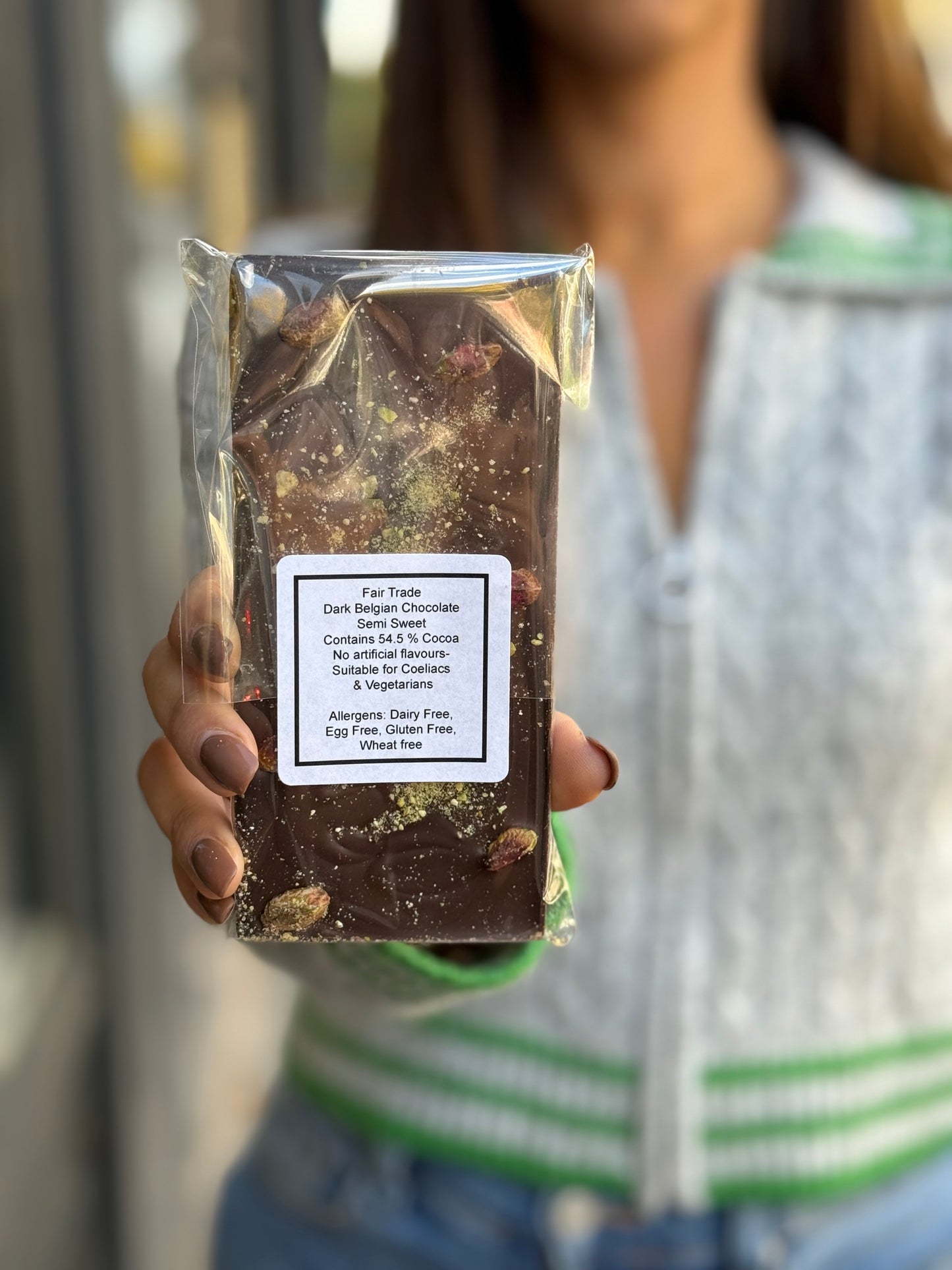 Semi- Sweet Pistachio Bar