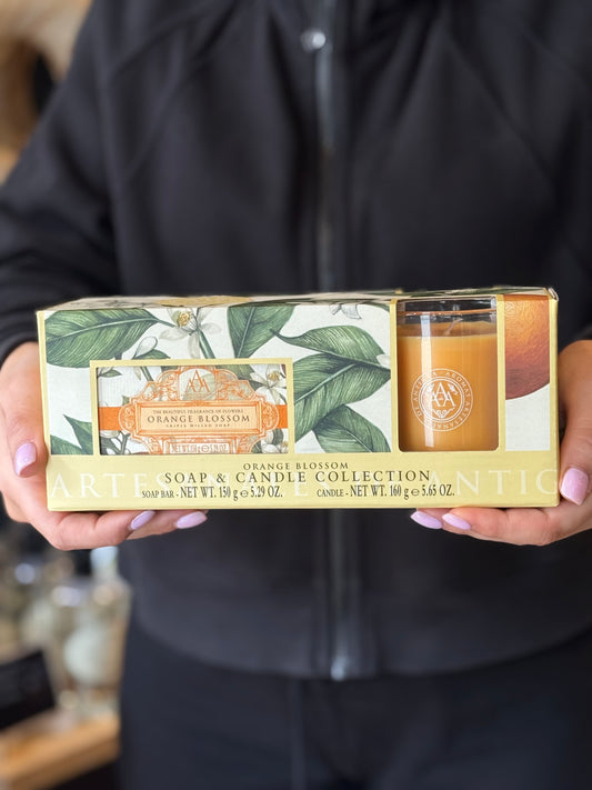 Soap Bar & Candle Gift Set