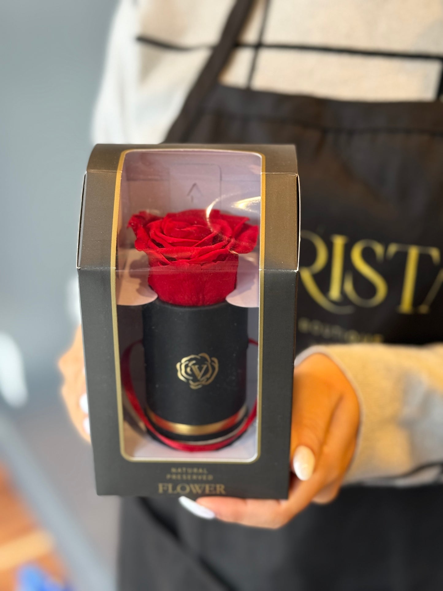 Preserved Red Rose Boxett