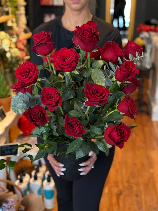 Velvet Romance 20 Red roses