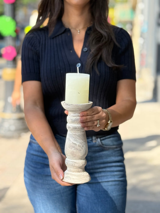 Rustic Candle Holder (Small)