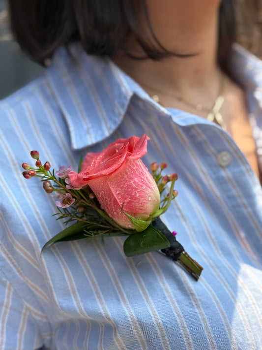 The Coral Expression Boutonnière