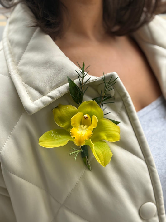 Orchid Boutonnière
